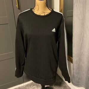 Adidas‎ crew neck with stripes on arms